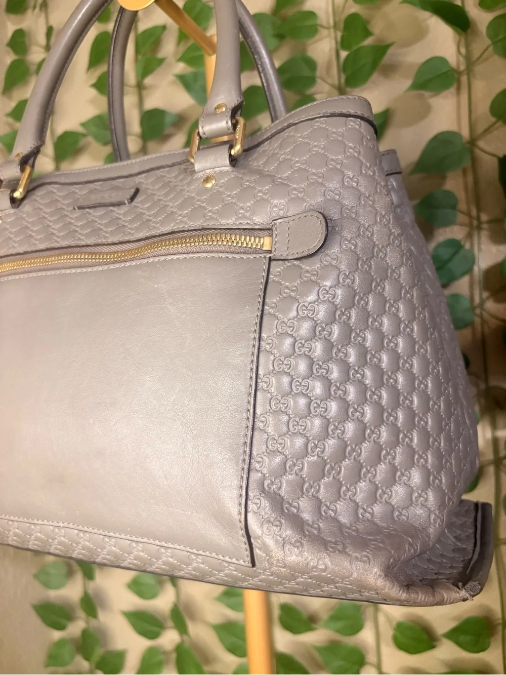 Gucci Microguccissima Leather Handbag